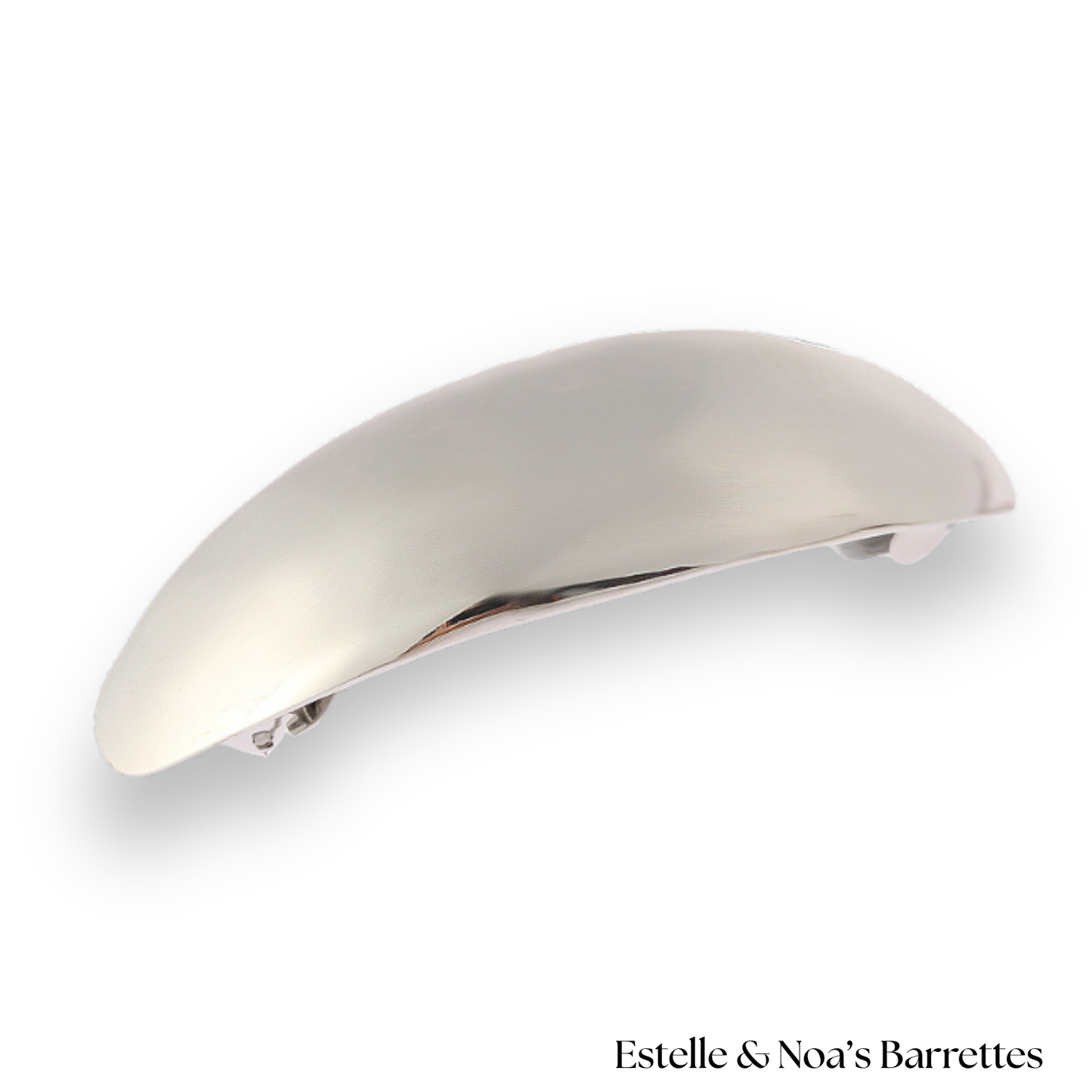 Alba Curve Clip | Satin Gold