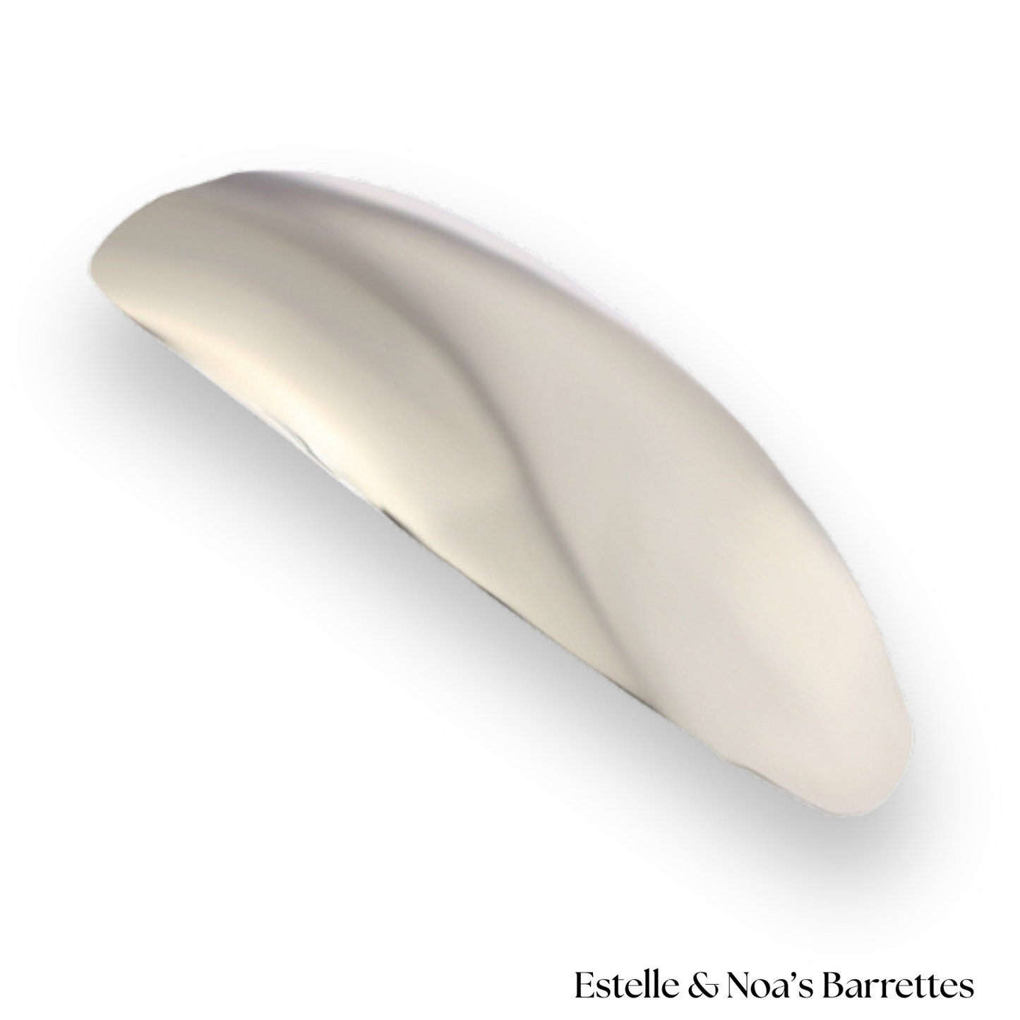 Alba Curve Clip | Satin Gold