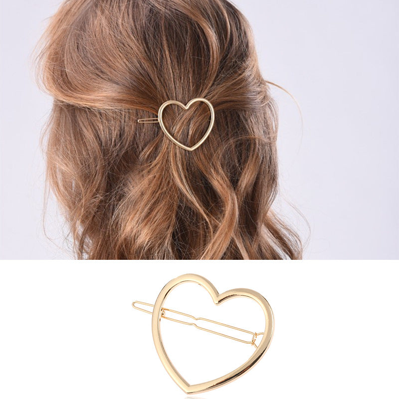 Amélie Heart Clip | Polished Gold