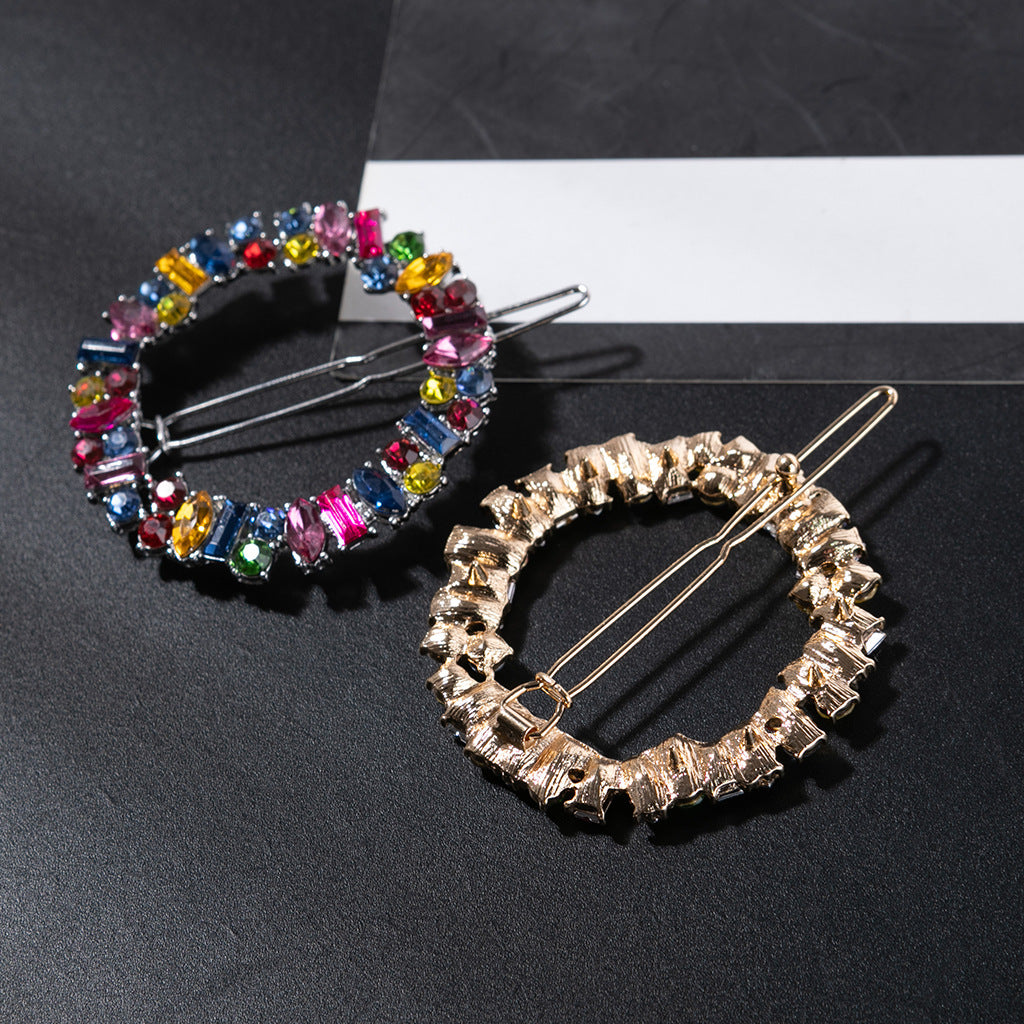 Cassia Gem Halo Clip | Multicolor Crystals