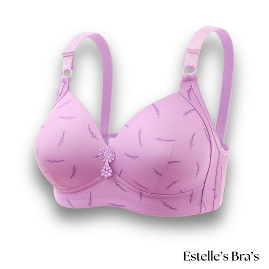 Lilac Feather Bra | Estelle Collection